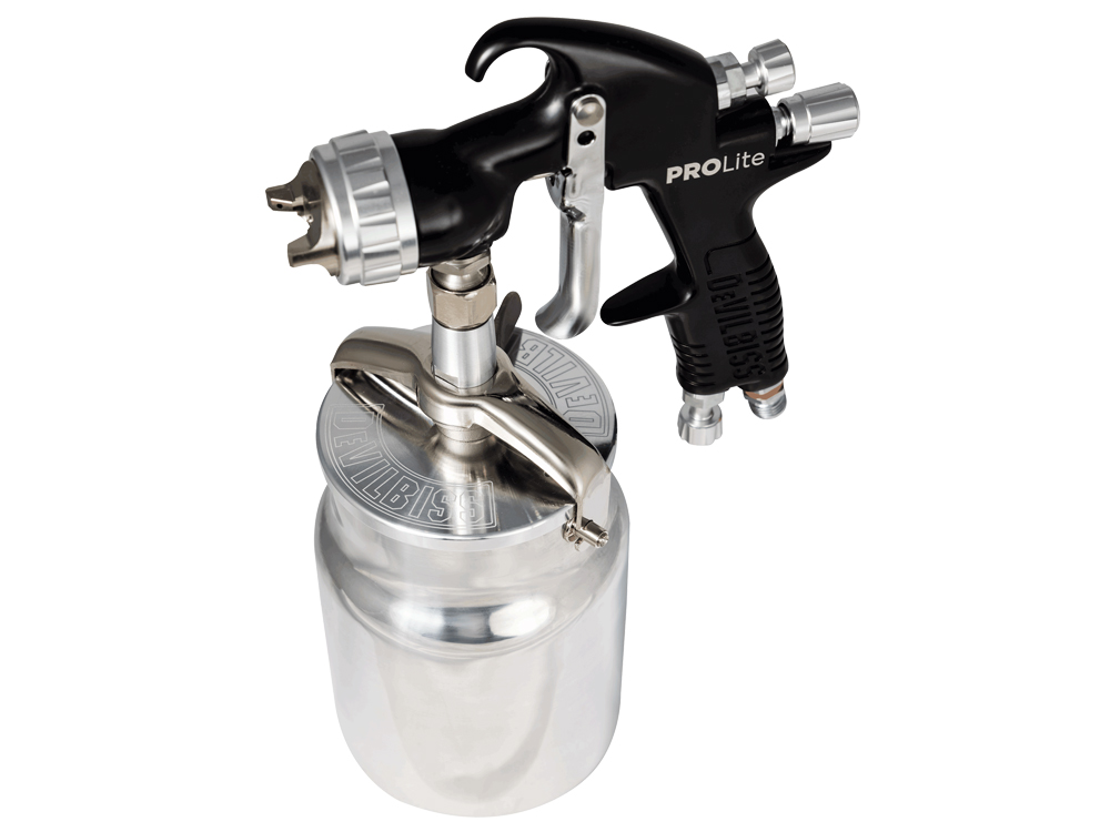 Devilbiss Prolite Suction Feed Spray Gun With Cup Formerly Jga Pro